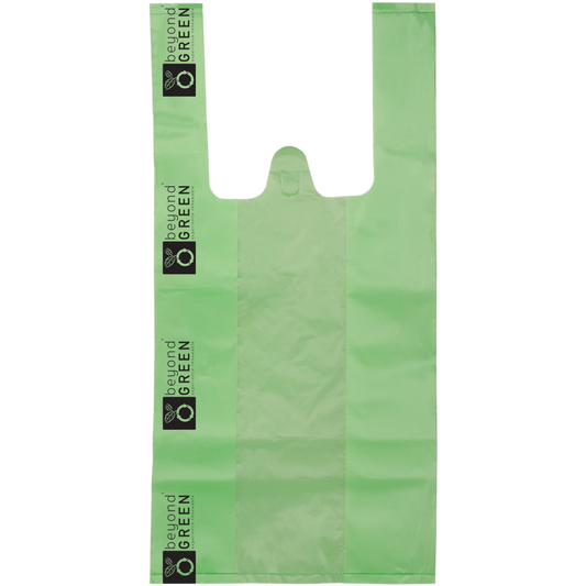 Regular Plant-Based Cat Litter Pick-Up Bags with Handles - 50 Bags