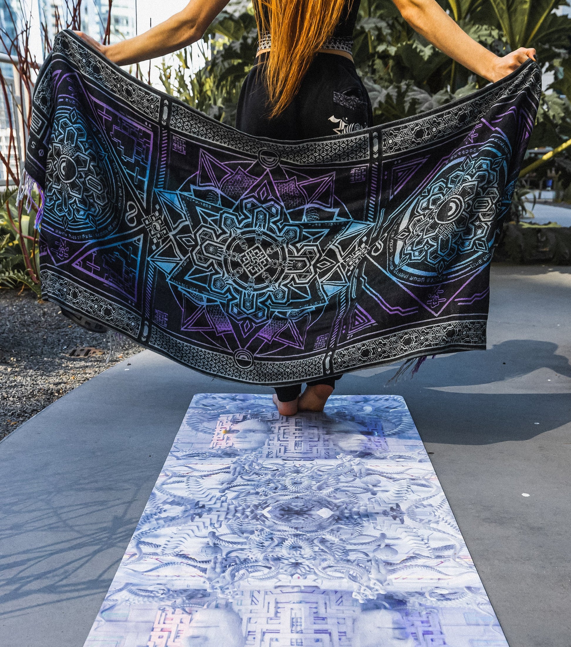 DEFENSE NODE • Yoga Mat + FREE Yoga bag - Concordia Style Boutique