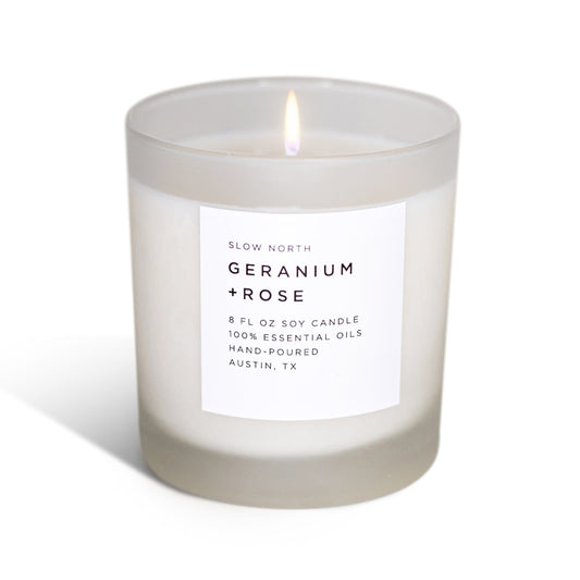 Geranium + Rose - Signature Candle - Concordia Style Boutique