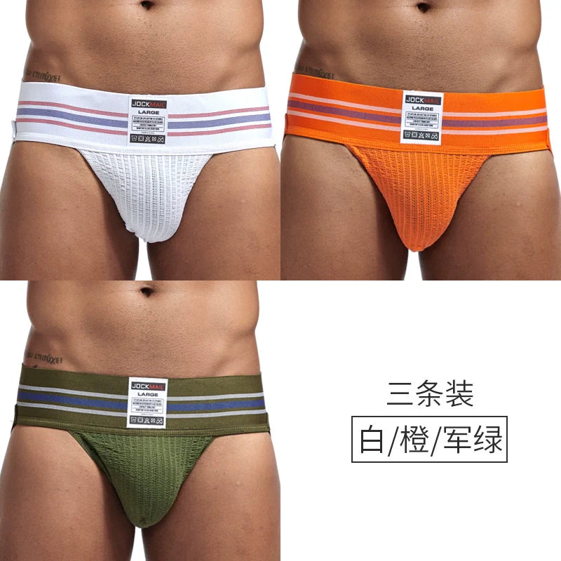 Jockmail Men's Cotton Breathable Jockstrap