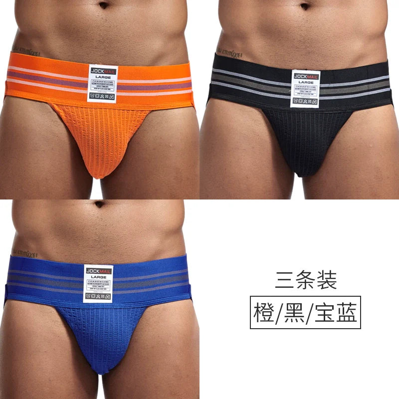 Jockmail Men's Cotton Breathable Jockstrap