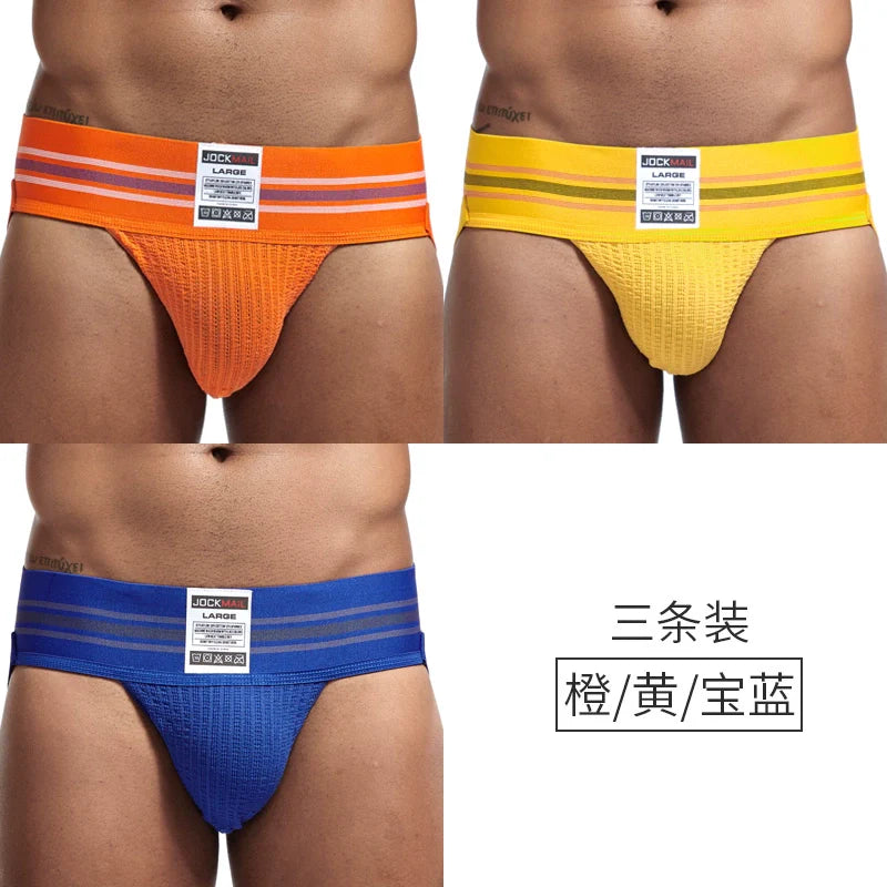 Jockmail Men's Cotton Breathable Jockstrap
