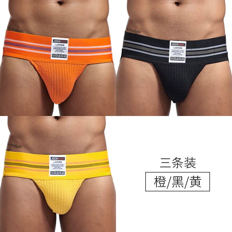 Jockmail Men's Cotton Breathable Jockstrap