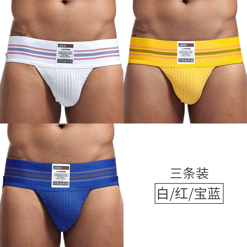 Jockmail Men's Cotton Breathable Jockstrap
