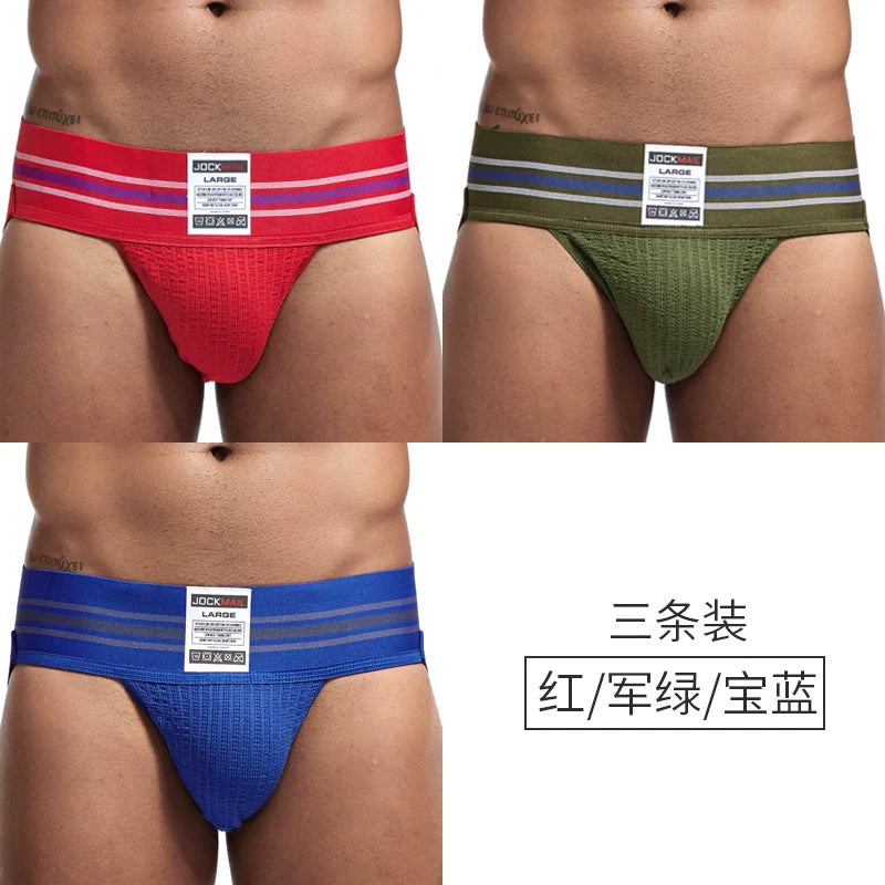 Jockmail Men's Cotton Breathable Jockstrap