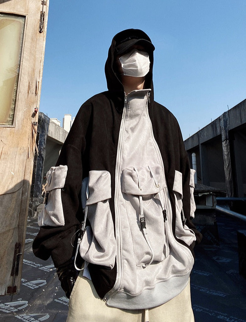 YEH1 Patchwork Functional Hoodie - Concordia Style Boutique