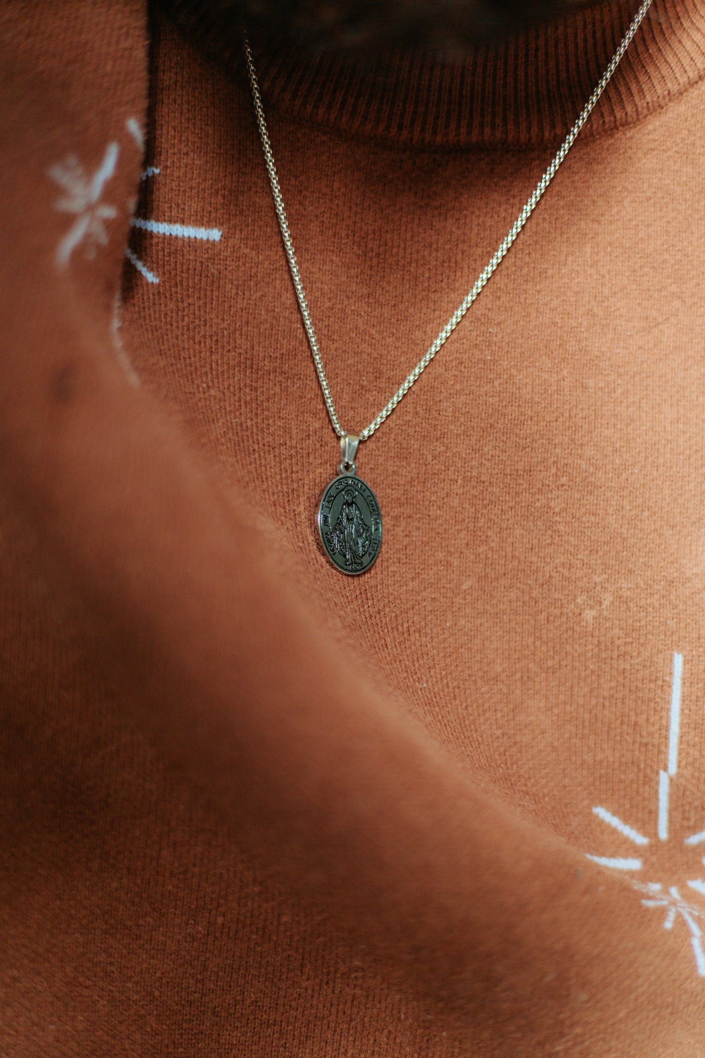 Silver Miraculous Medal for Men - Concordia Style Boutique