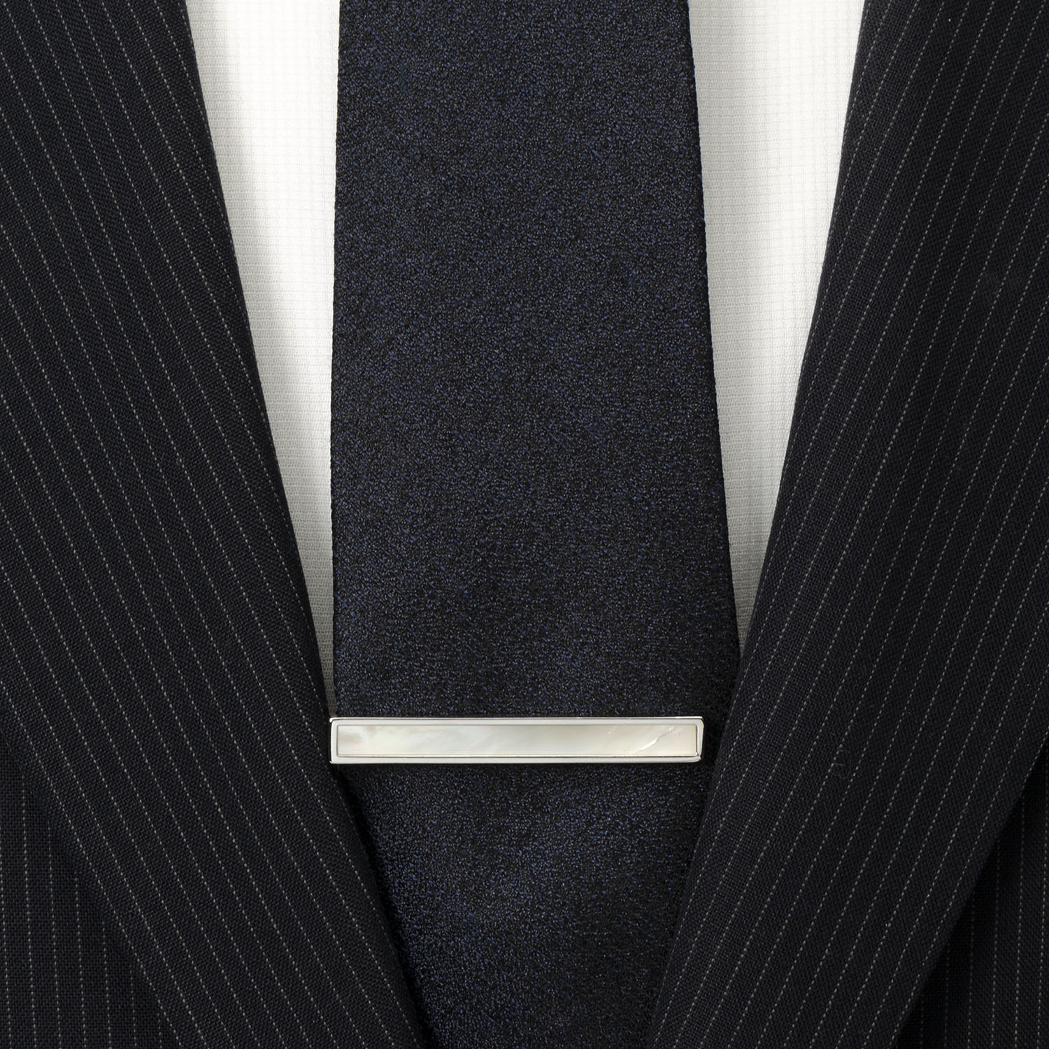 Mother of Pearl Inlaid Tie Clip - Concordia Style Boutique