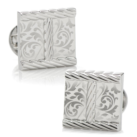 Arabesque Design Cufflinks - Concordia Style Boutique