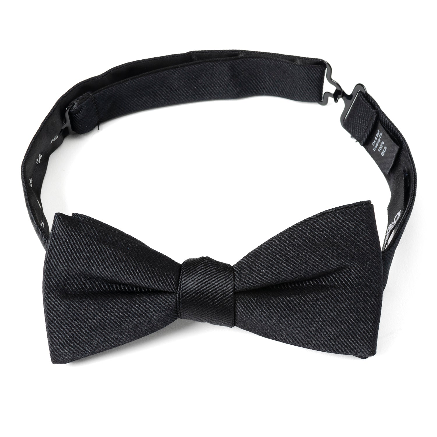 Black Silk Bow Pre-Tie - Concordia Style Boutique