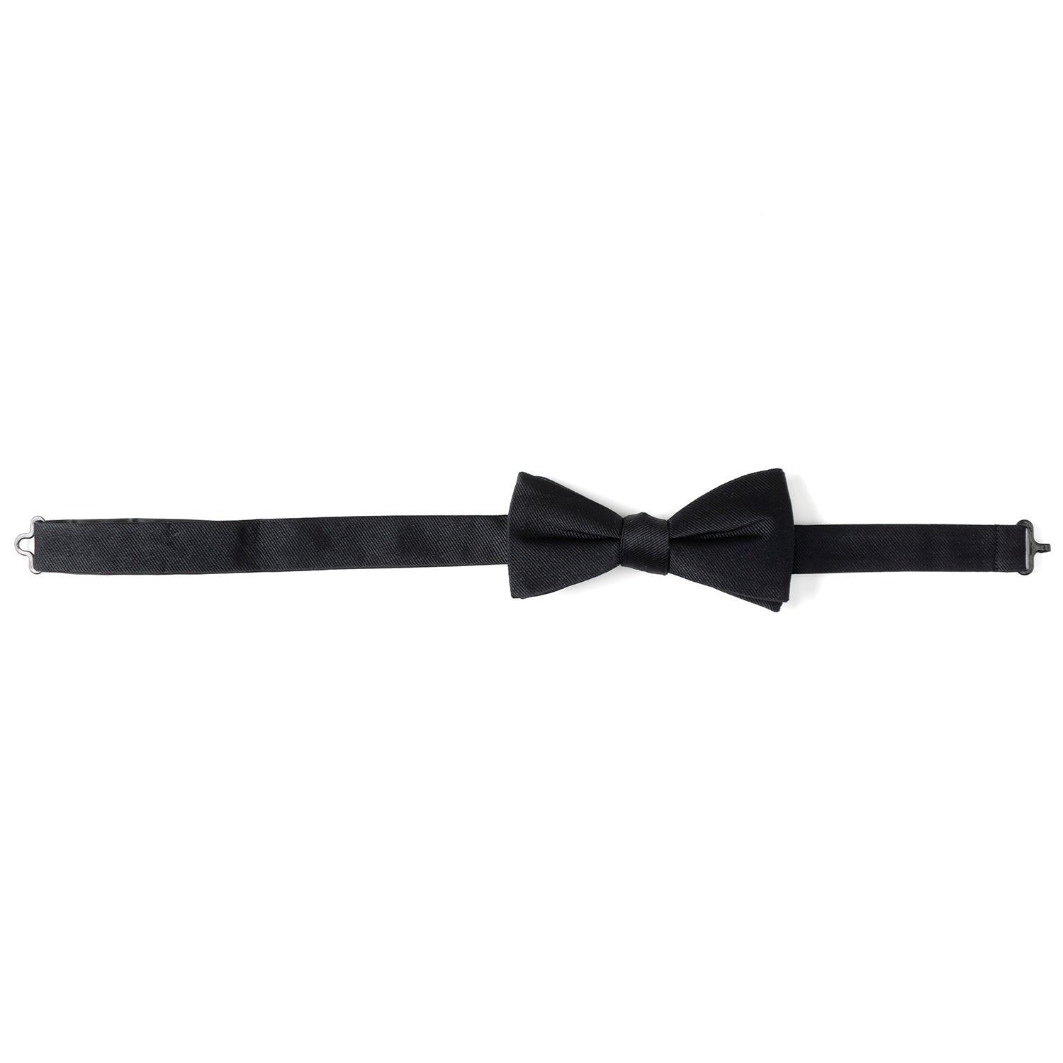 Black Silk Bow Pre-Tie - Concordia Style Boutique
