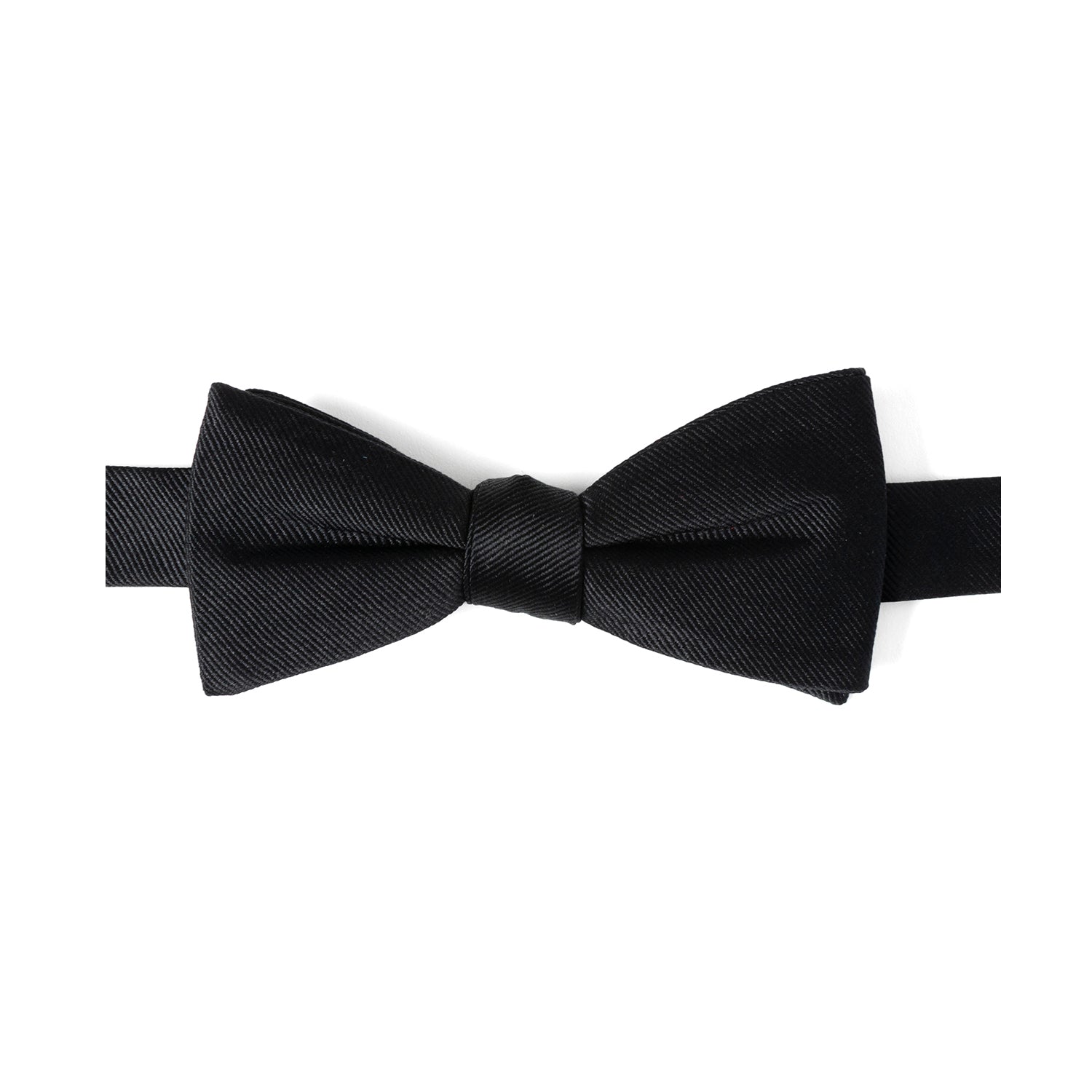 Black Silk Bow Pre-Tie - Concordia Style Boutique