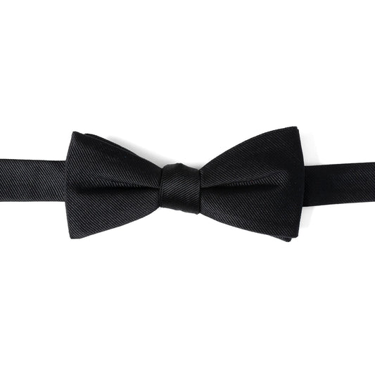 Black Silk Bow Pre-Tie - Concordia Style Boutique