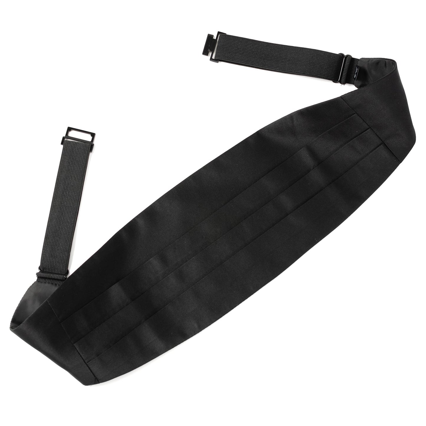 Black Silk Cummerbund and Bowtie Set - Concordia Style Boutique