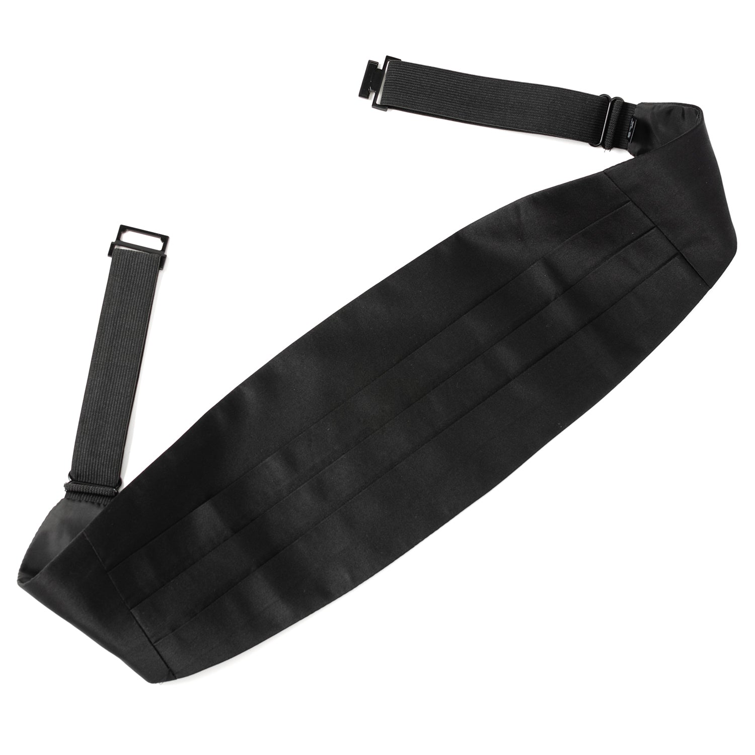Black Silk Cummerbund and Bowtie Set - Concordia Style Boutique