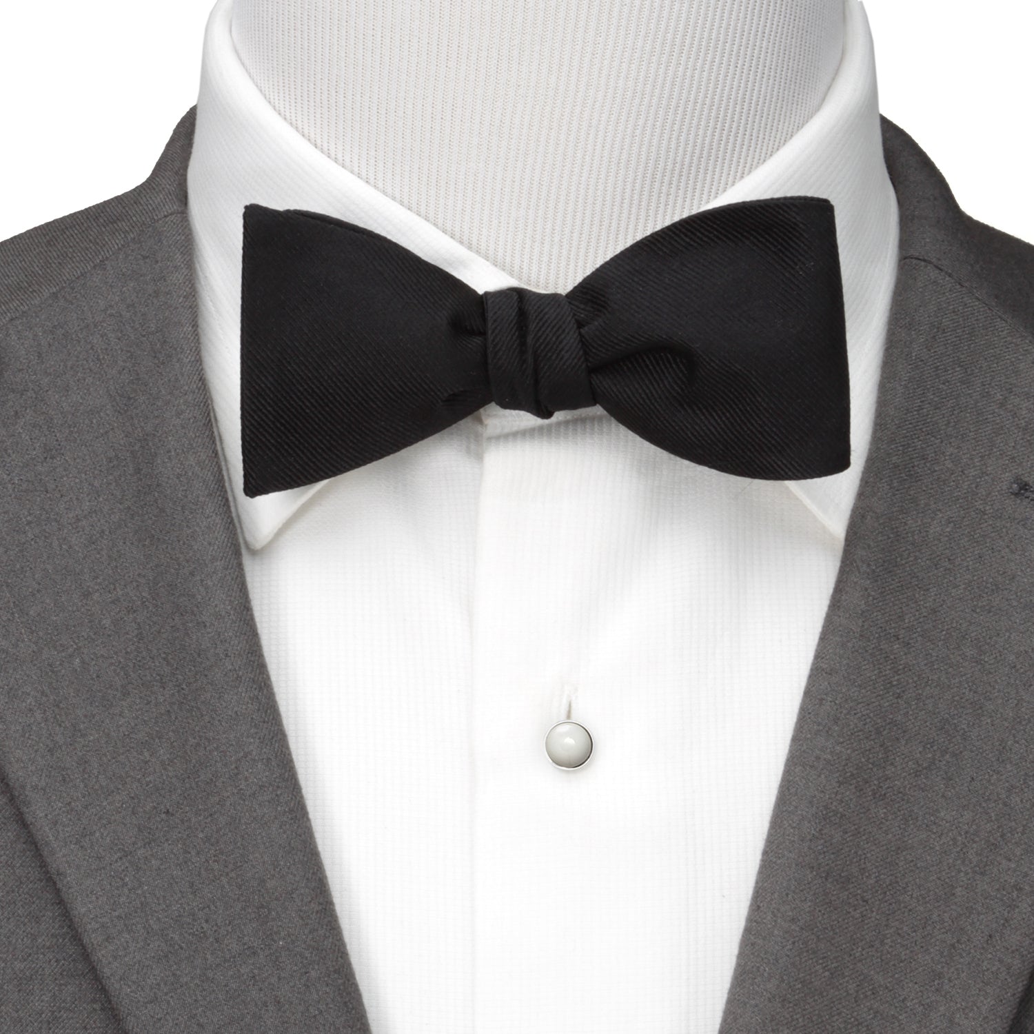 Black Silk Cummerbund and Bowtie Set - Concordia Style Boutique