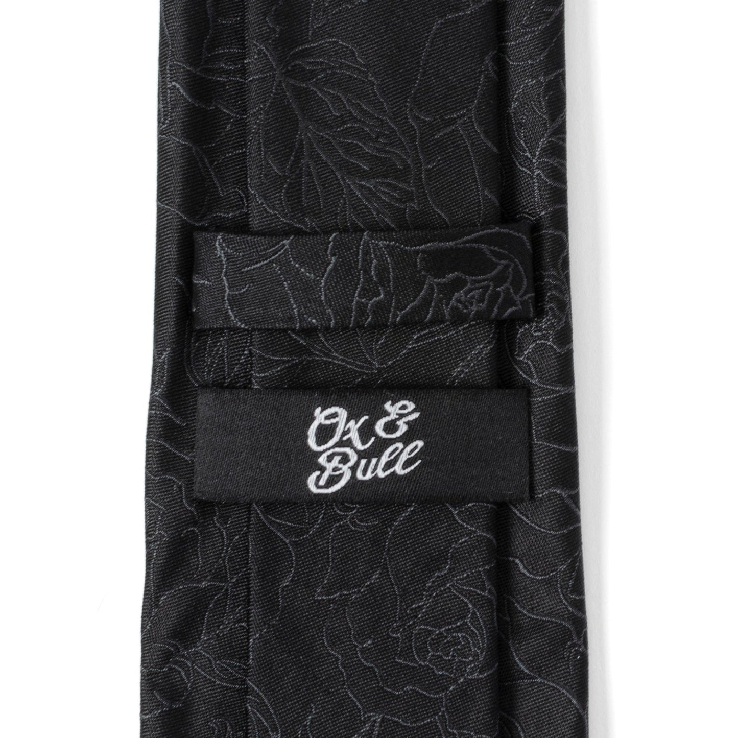 Black Floral Men's Tie - Concordia Style Boutique