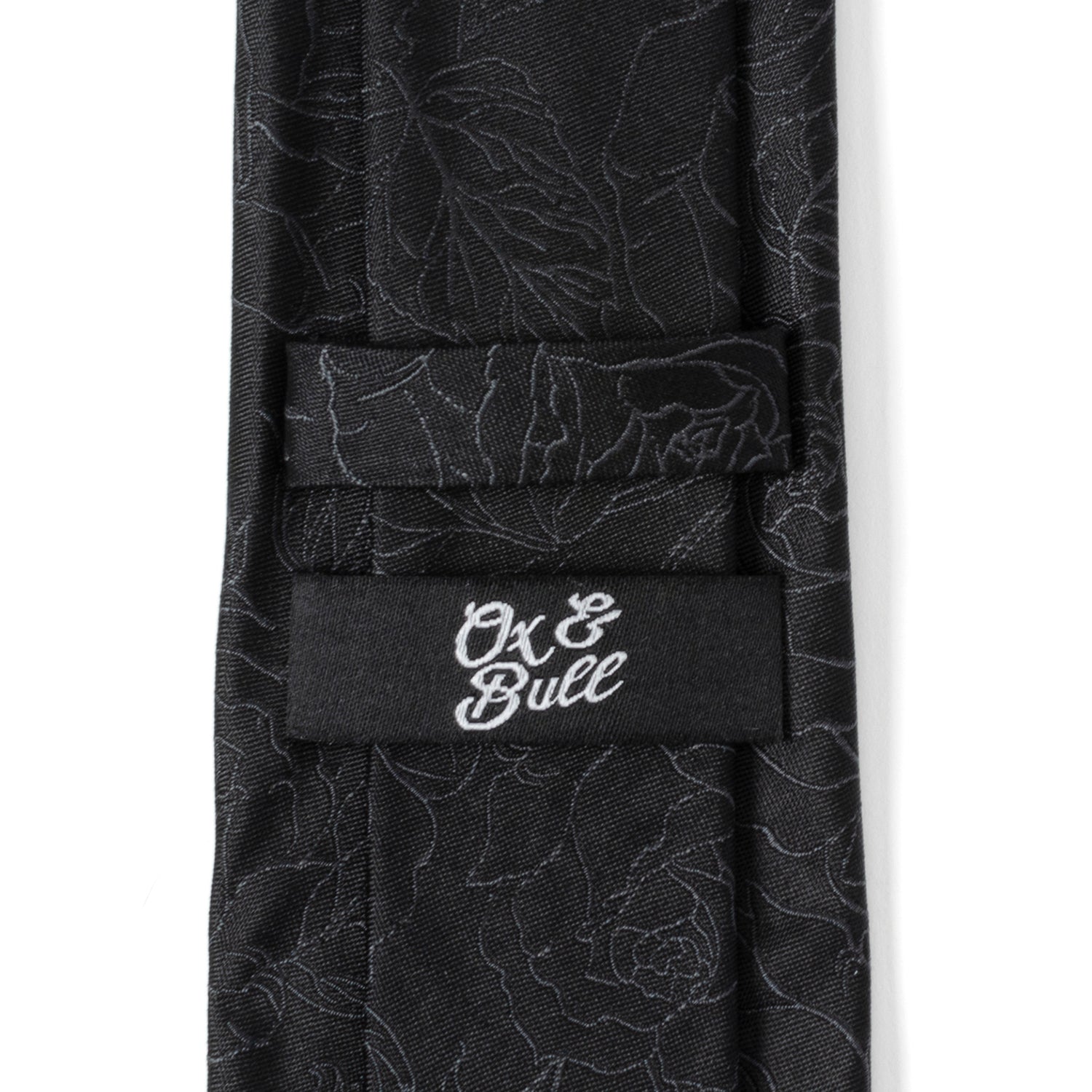 Black Floral Men's Tie - Concordia Style Boutique