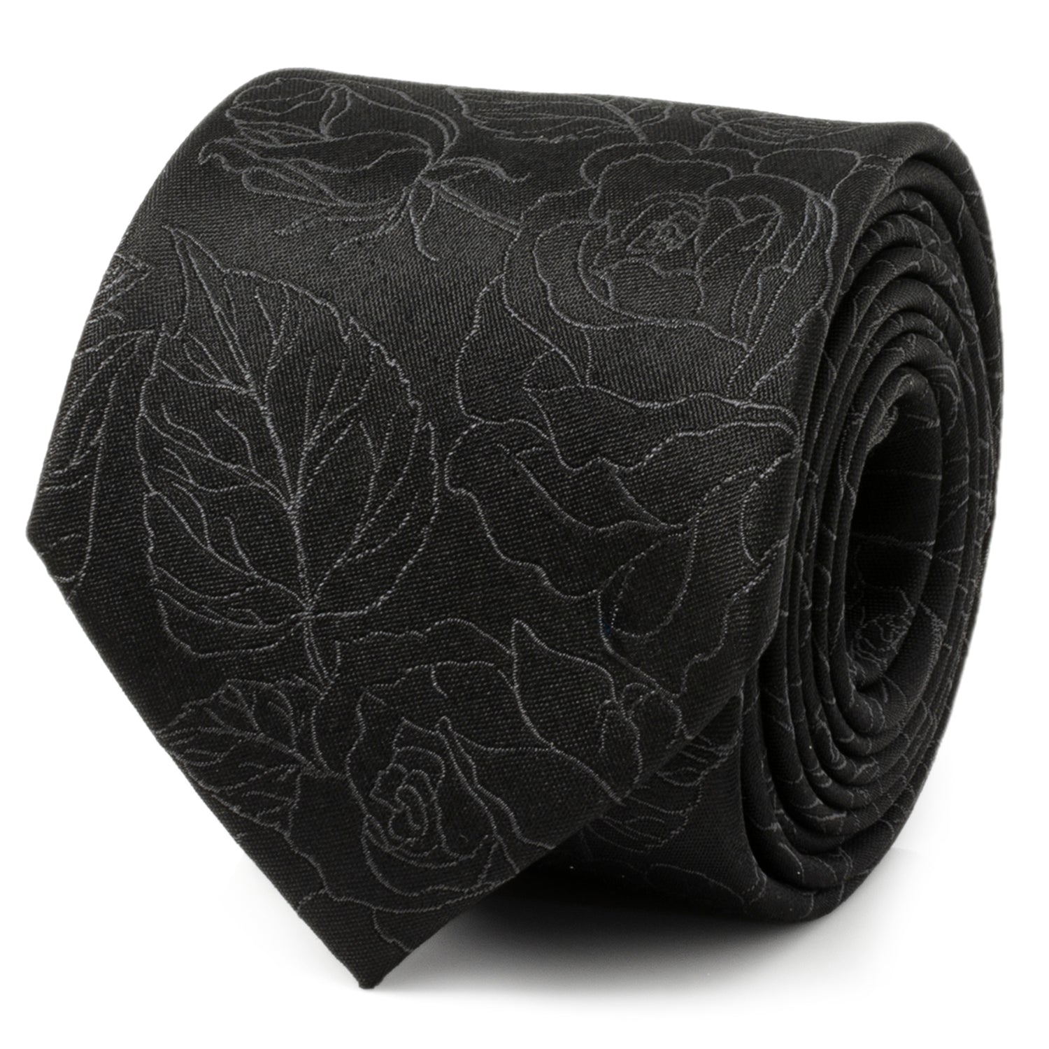 Black Floral Men's Tie - Concordia Style Boutique