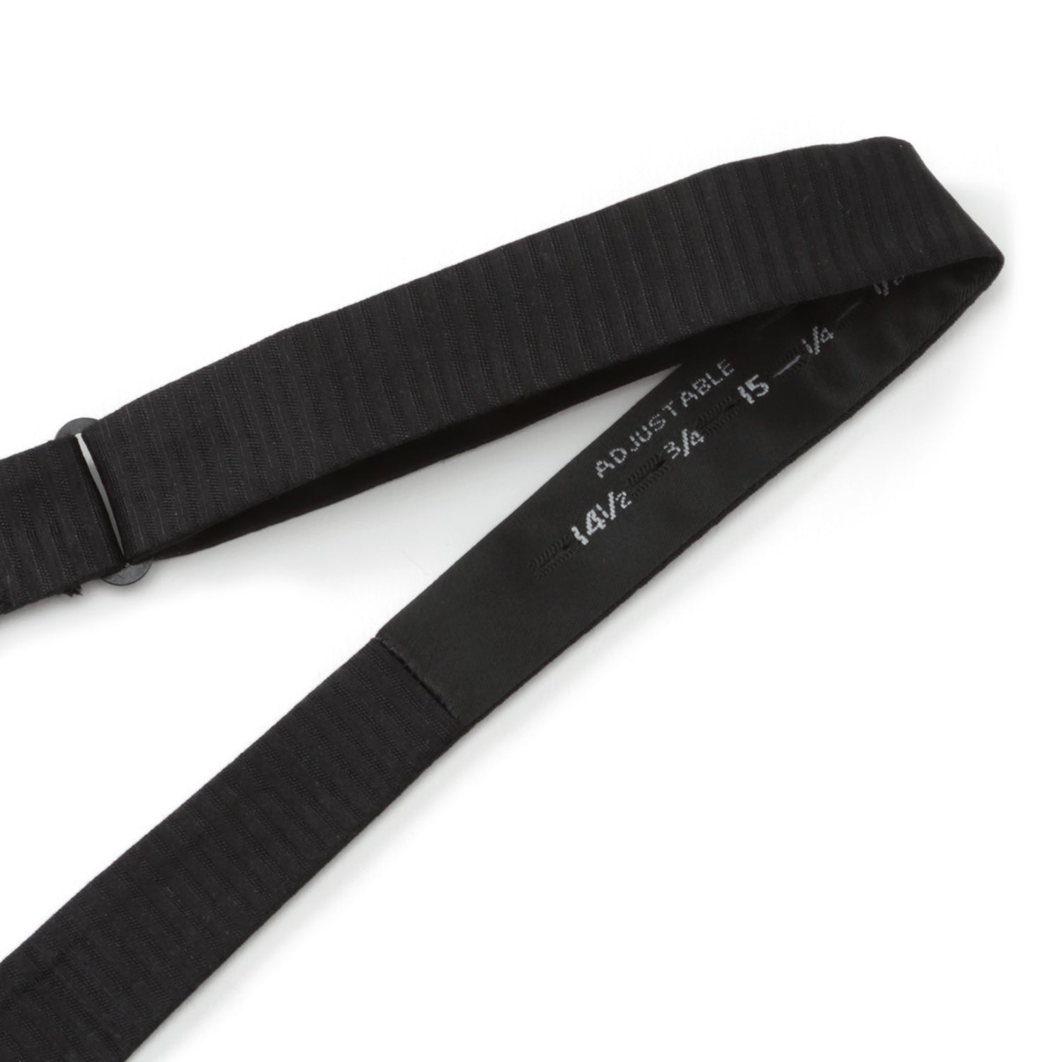 Black Formal Pinstripe Silk Bow Tie - Concordia Style Boutique
