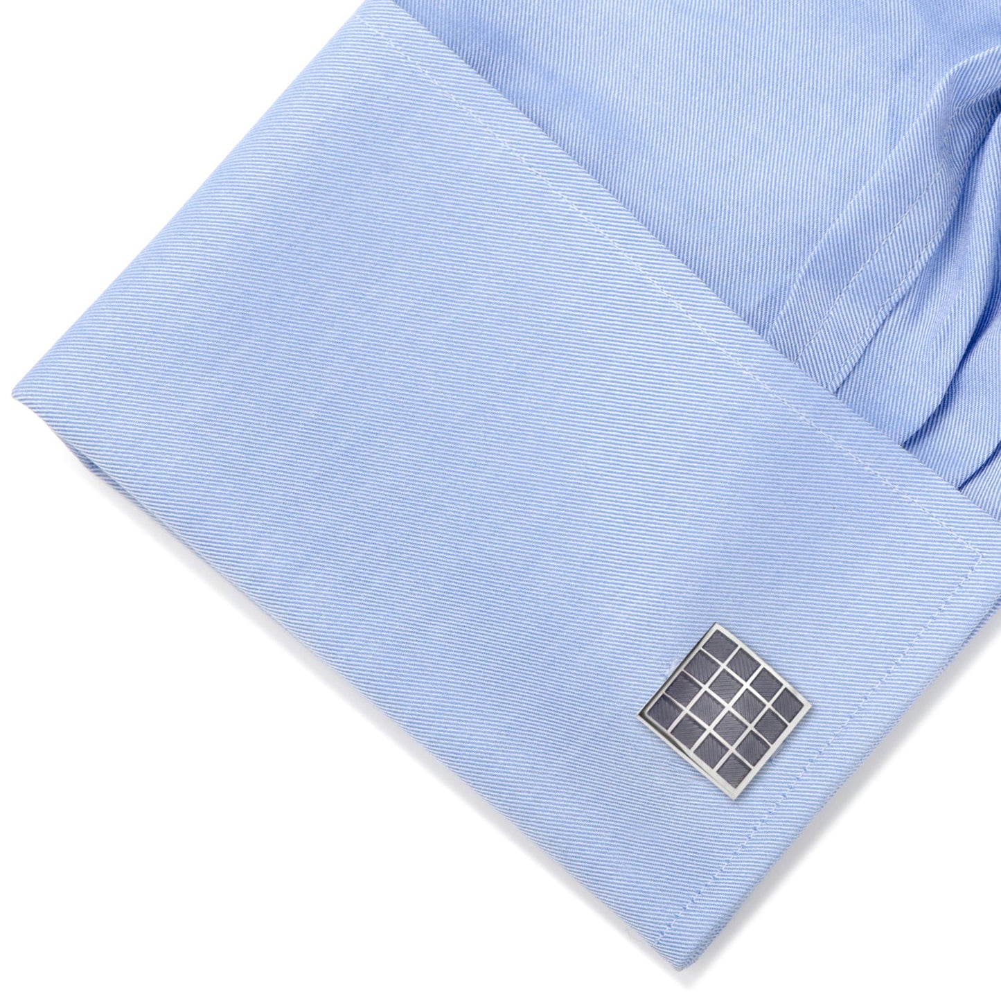 Purple Checker Square Cufflinks - Concordia Style Boutique