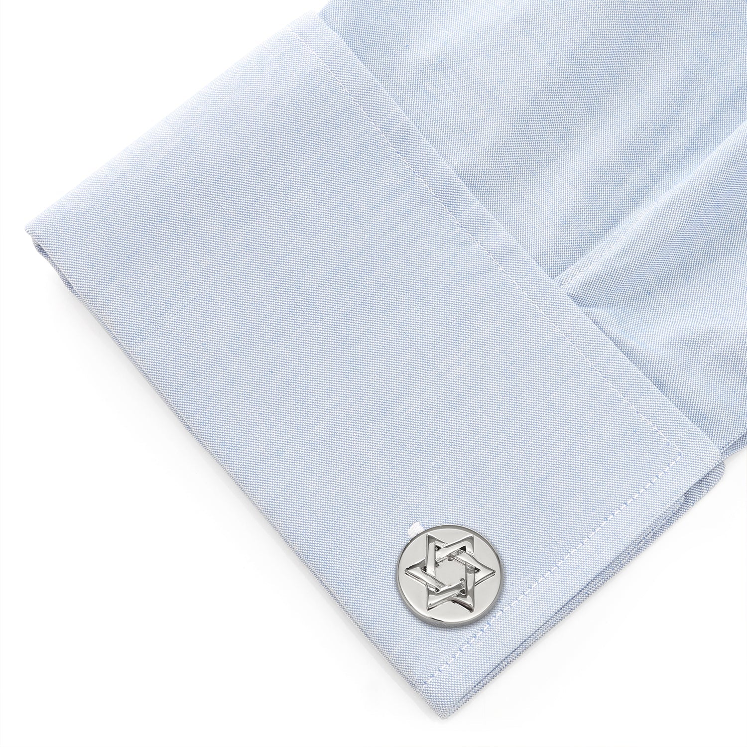 Star of David Stainless Steel Cufflinks - Concordia Style Boutique