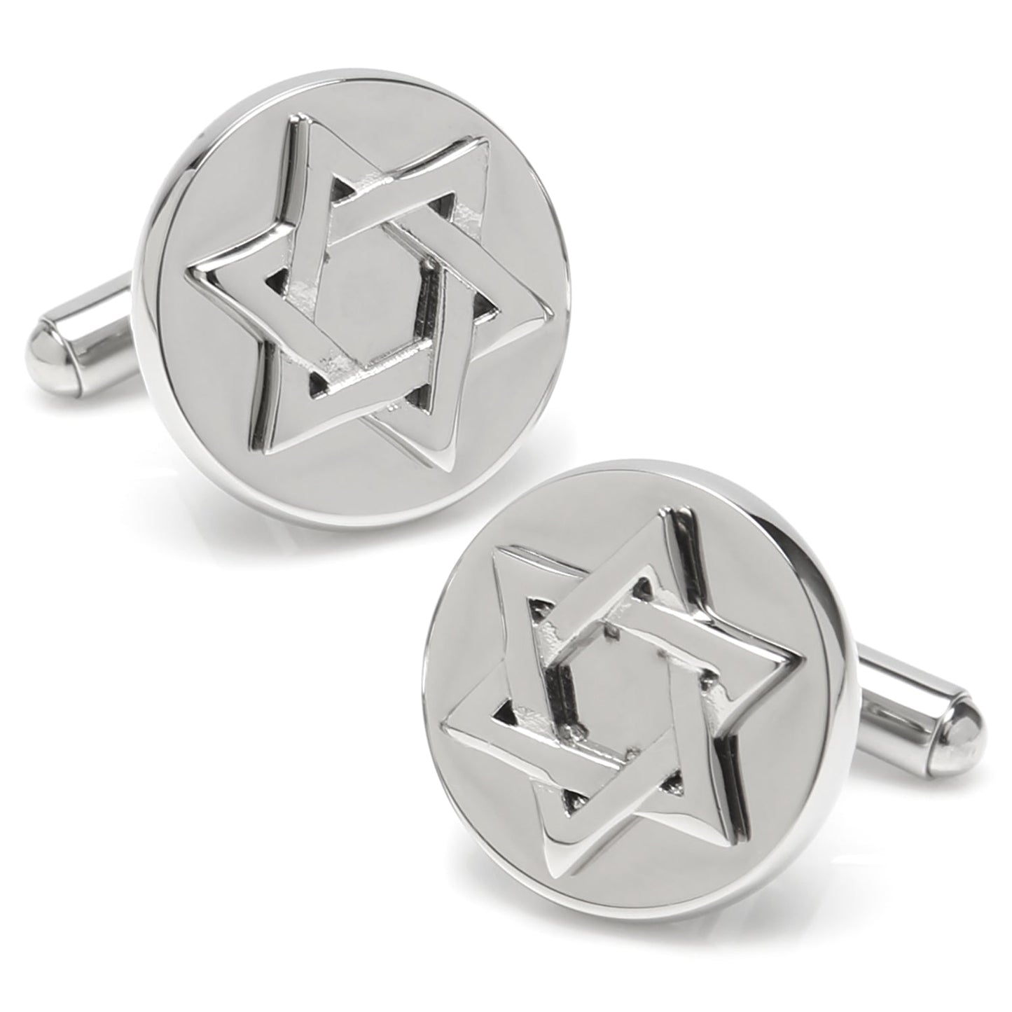Star of David Stainless Steel Cufflinks - Concordia Style Boutique