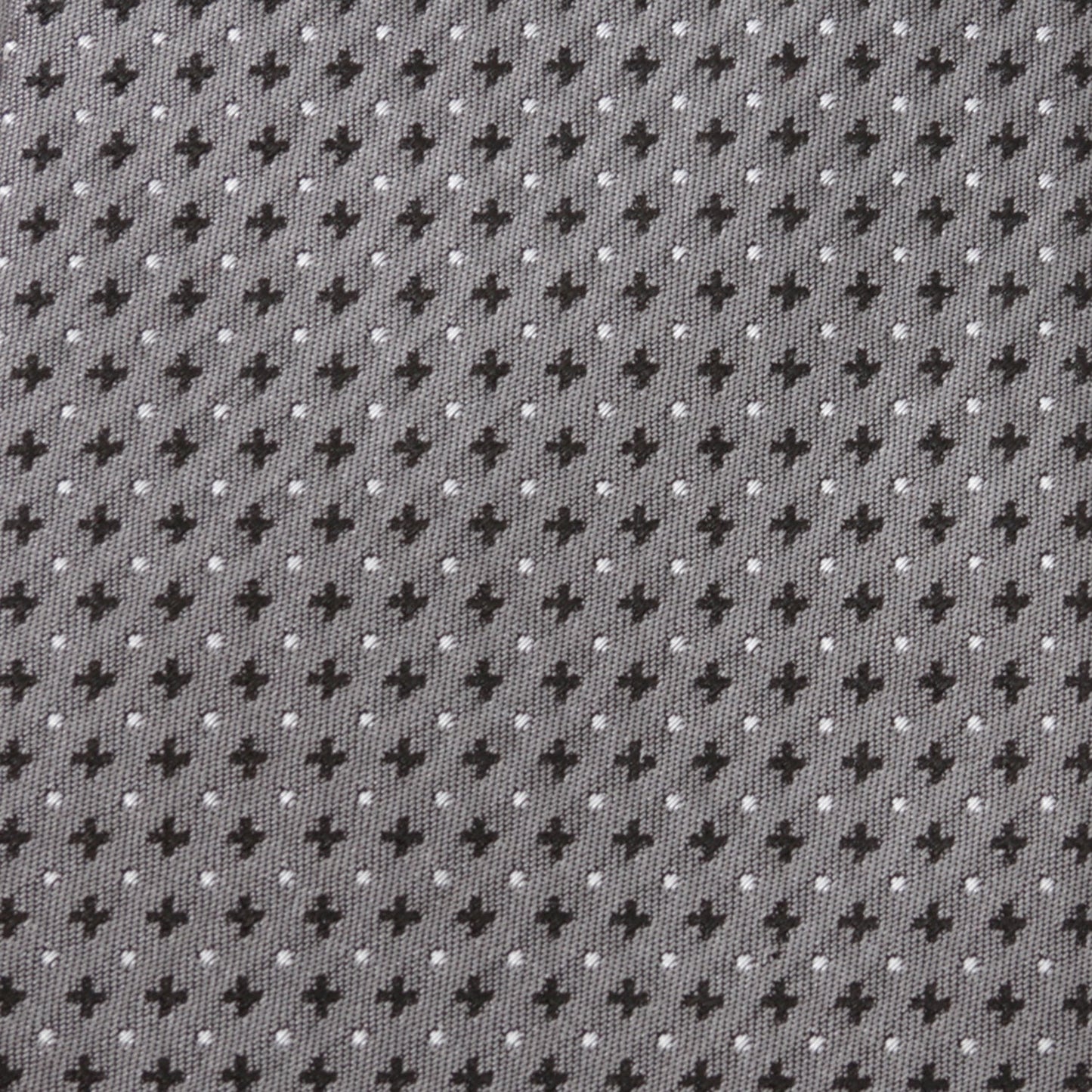 Gray Cross Dot-Men's Tie - Concordia Style Boutique