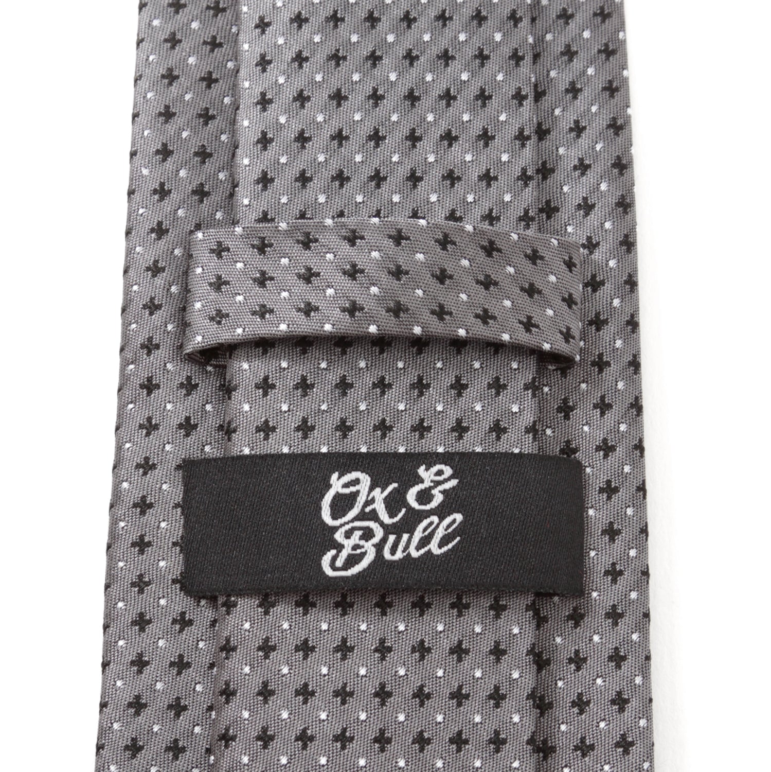 Gray Cross Dot-Men's Tie - Concordia Style Boutique