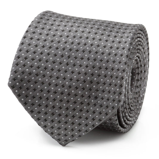 Gray Cross Dot-Men's Tie - Concordia Style Boutique