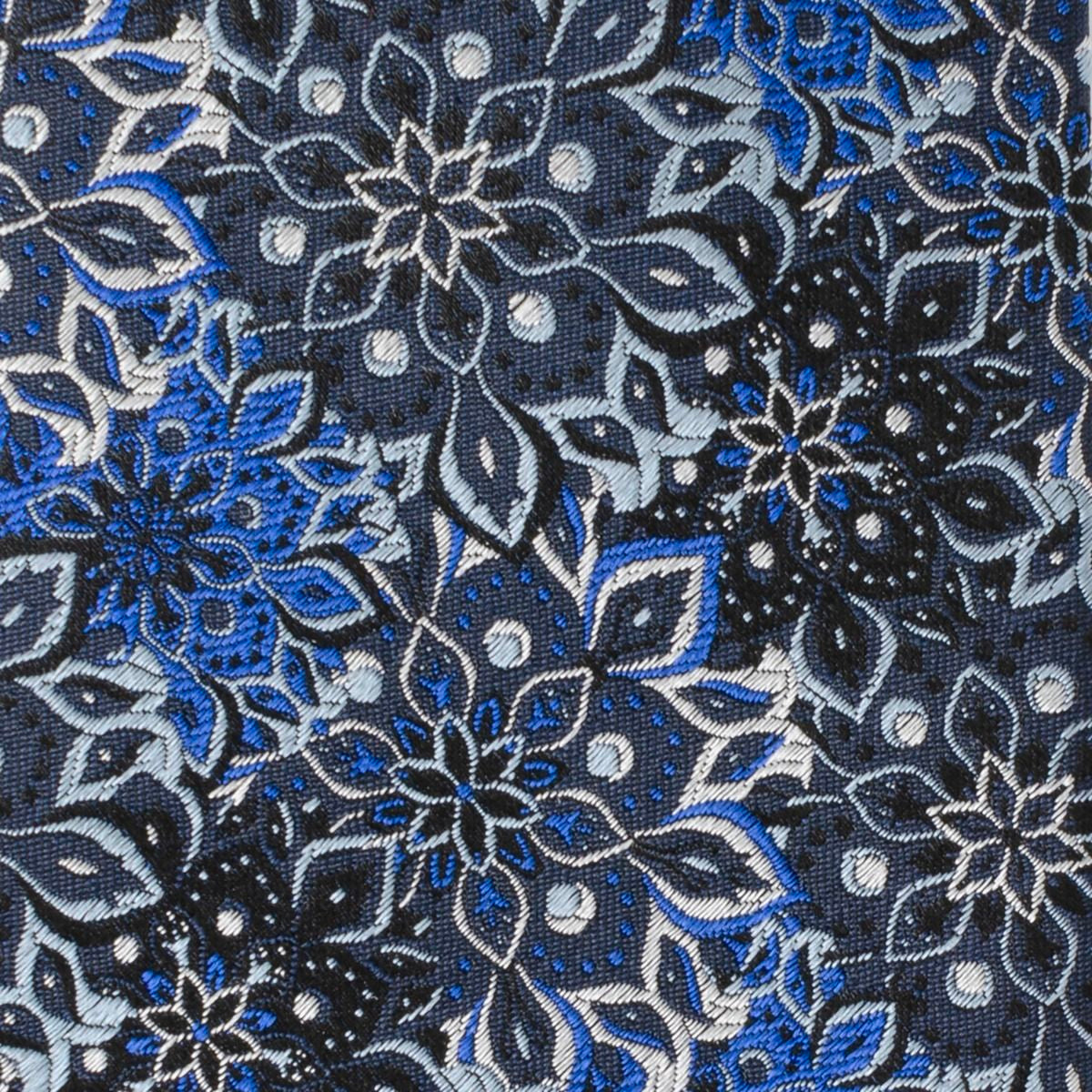 Navy Floral Tie and Pocket Square Gift Set - Concordia Style Boutique