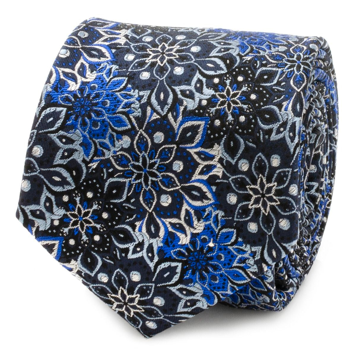 Navy Floral Tie and Pocket Square Gift Set - Concordia Style Boutique