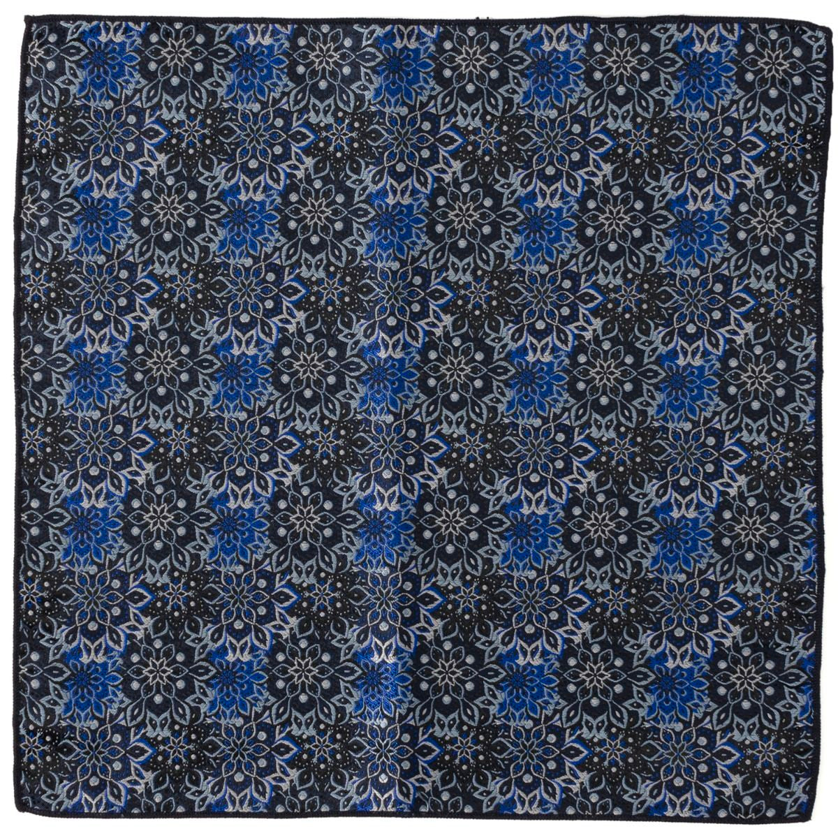 Navy Floral Tie and Pocket Square Gift Set - Concordia Style Boutique