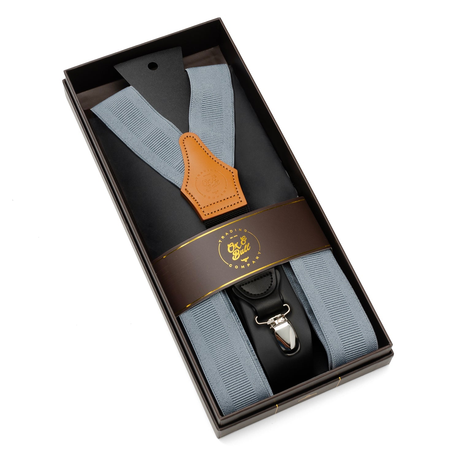 Gray Convertible Suspenders - Concordia Style Boutique