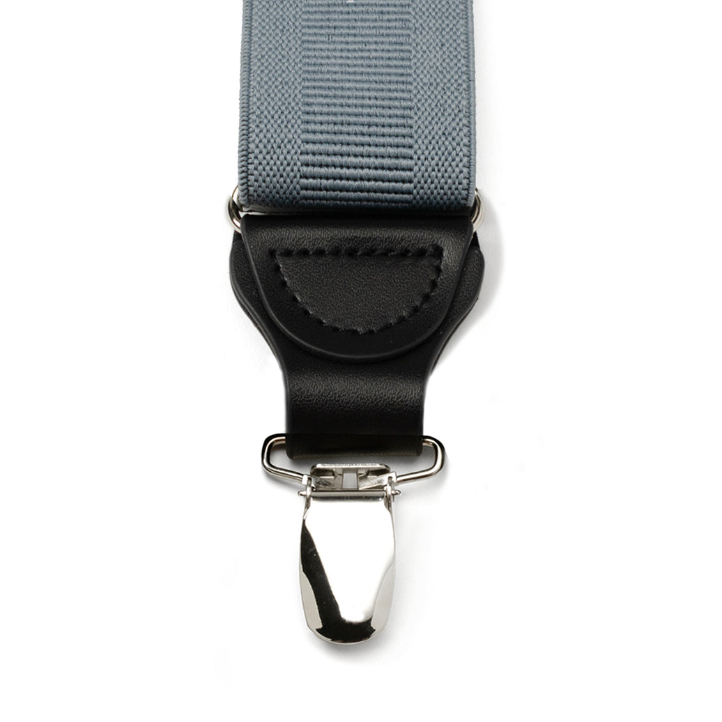 Gray Convertible Suspenders - Concordia Style Boutique