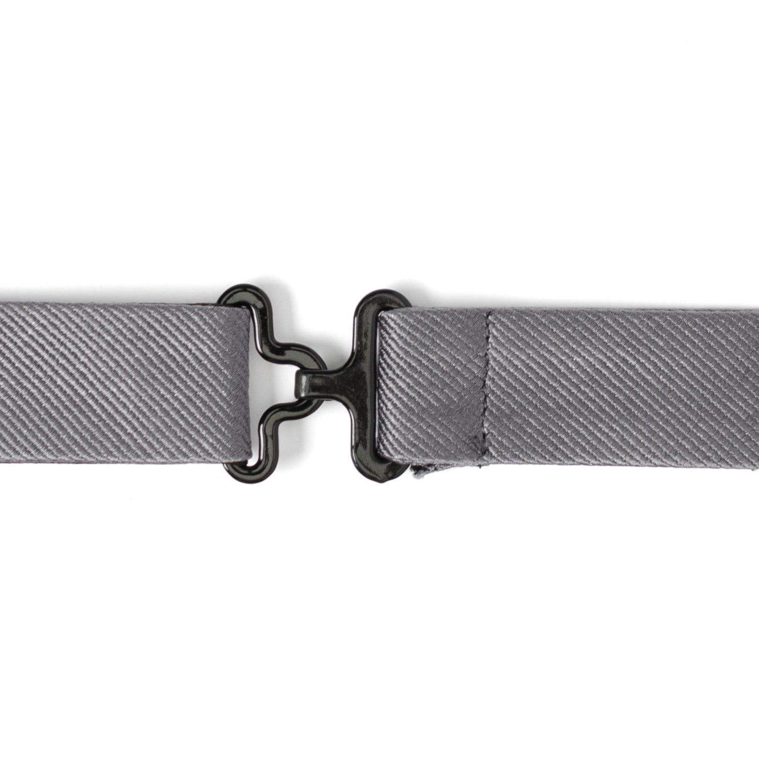 Gray Silk Bow Pre-Tie - Concordia Style Boutique