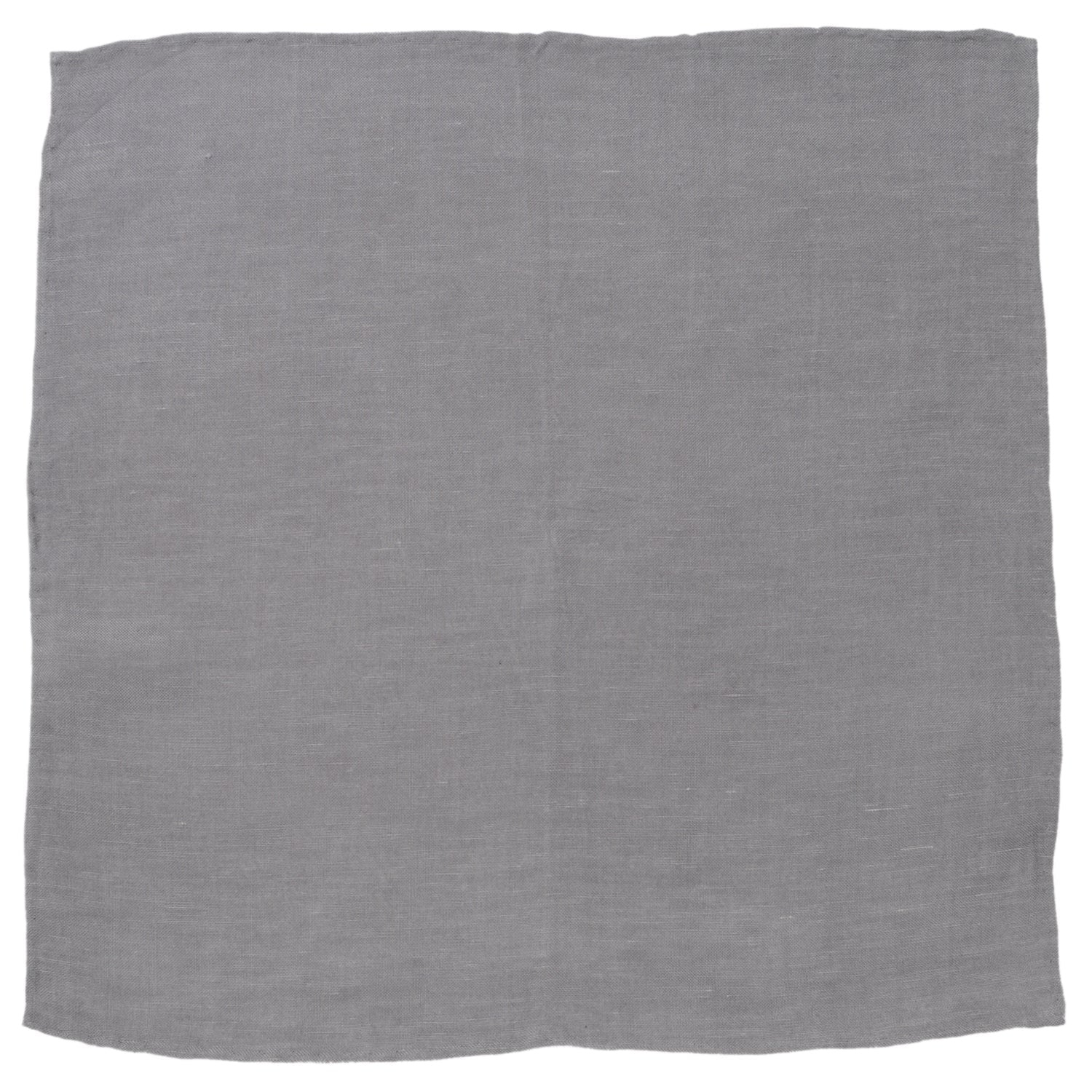 Gray Linen Pocket Square - Concordia Style Boutique