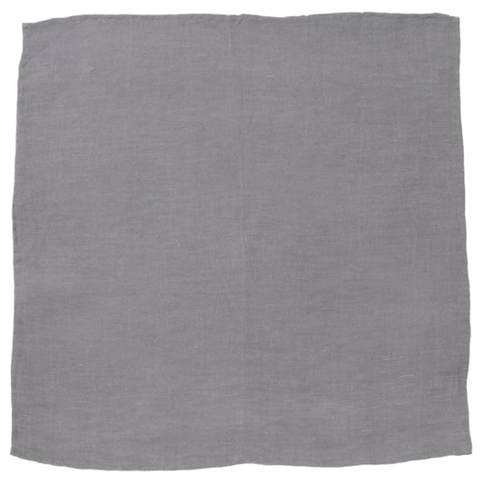 Gray Linen Pocket Square - Concordia Style Boutique