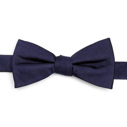 Navy Silk Bow Tie - Concordia Style Boutique