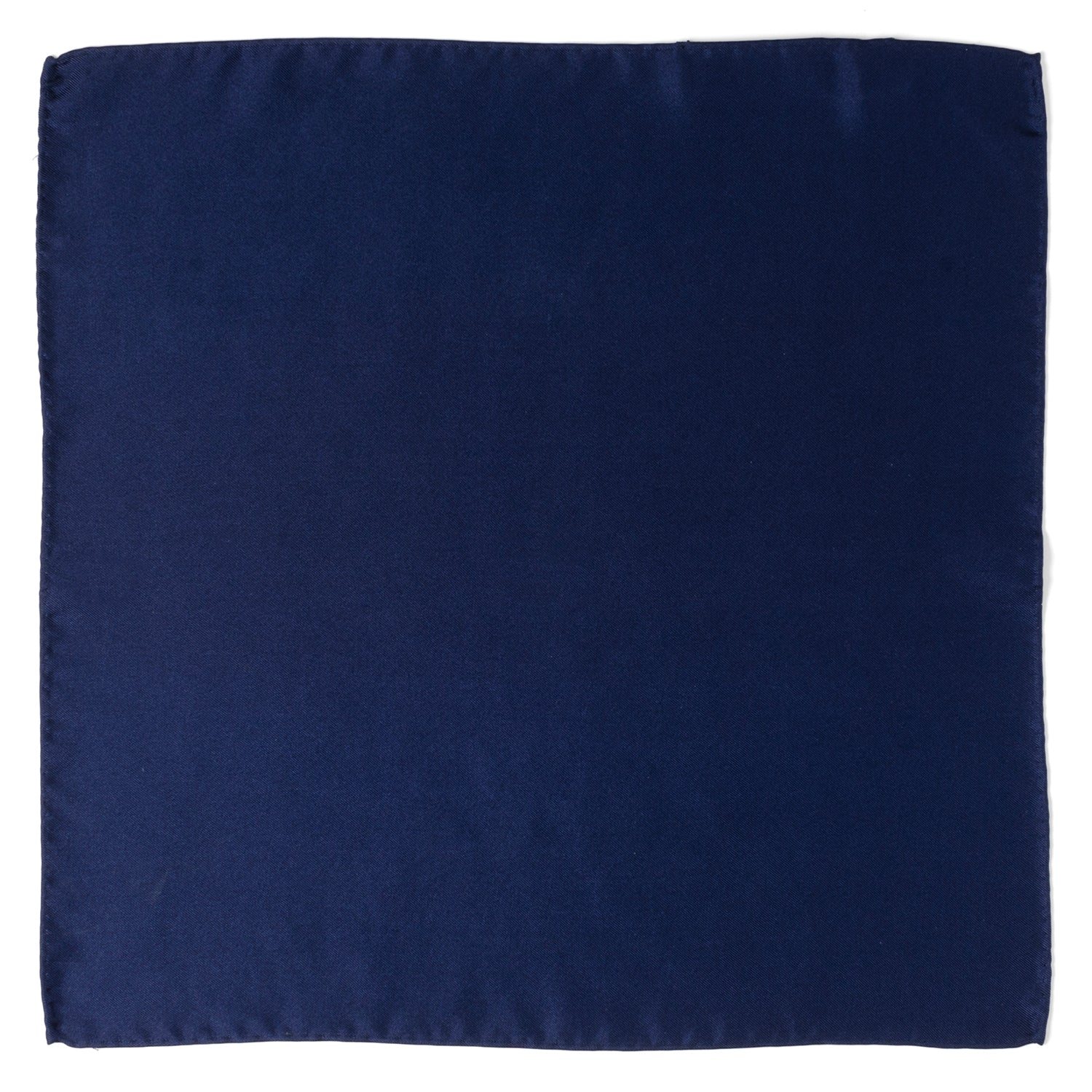 Navy Silk Pocket Square - Concordia Style Boutique