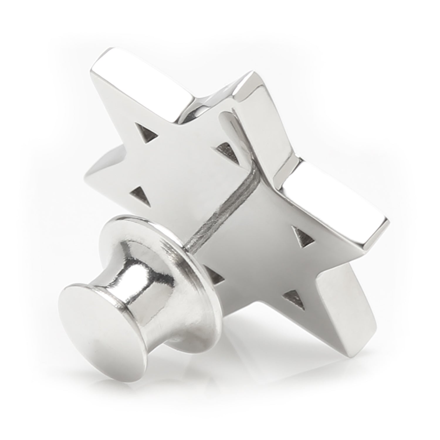 Star of David Stainless Steel Lapel Pin - Concordia Style Boutique