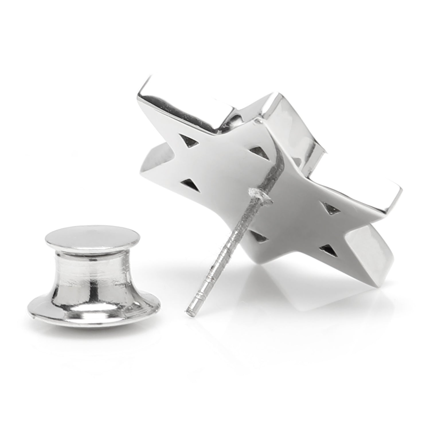 Star of David Stainless Steel Lapel Pin - Concordia Style Boutique