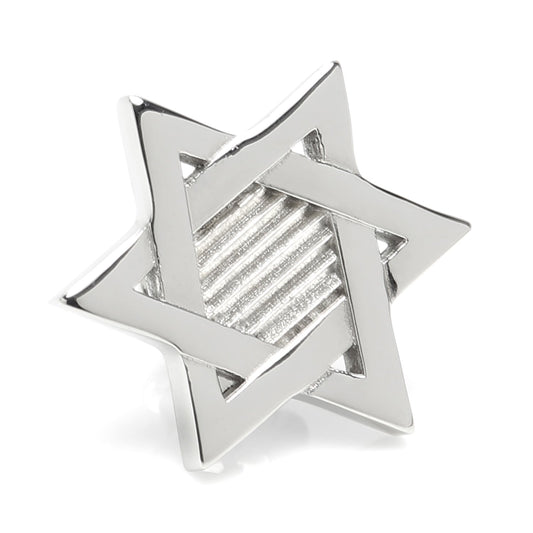 Star of David Stainless Steel Lapel Pin - Concordia Style Boutique