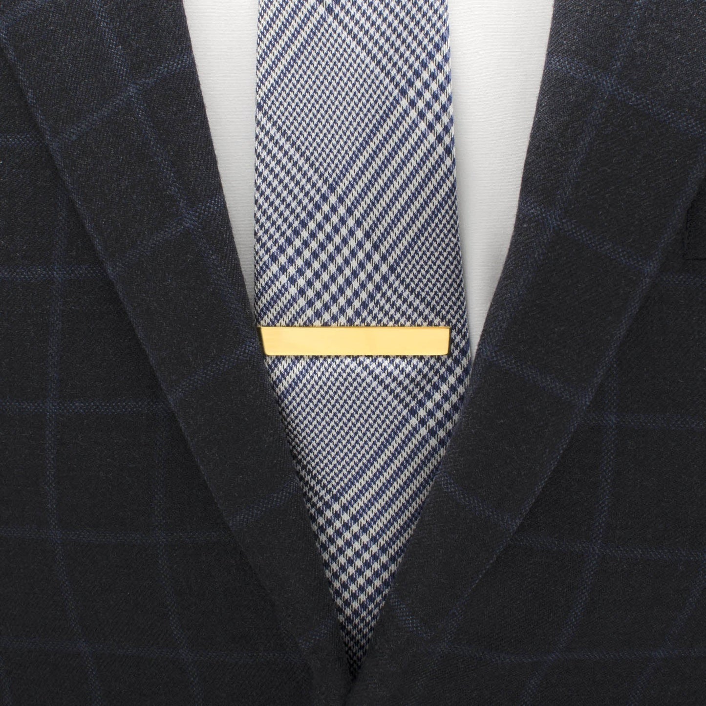 Gold Plated Stainless Steel Engravable Tie Bar - Concordia Style Boutique
