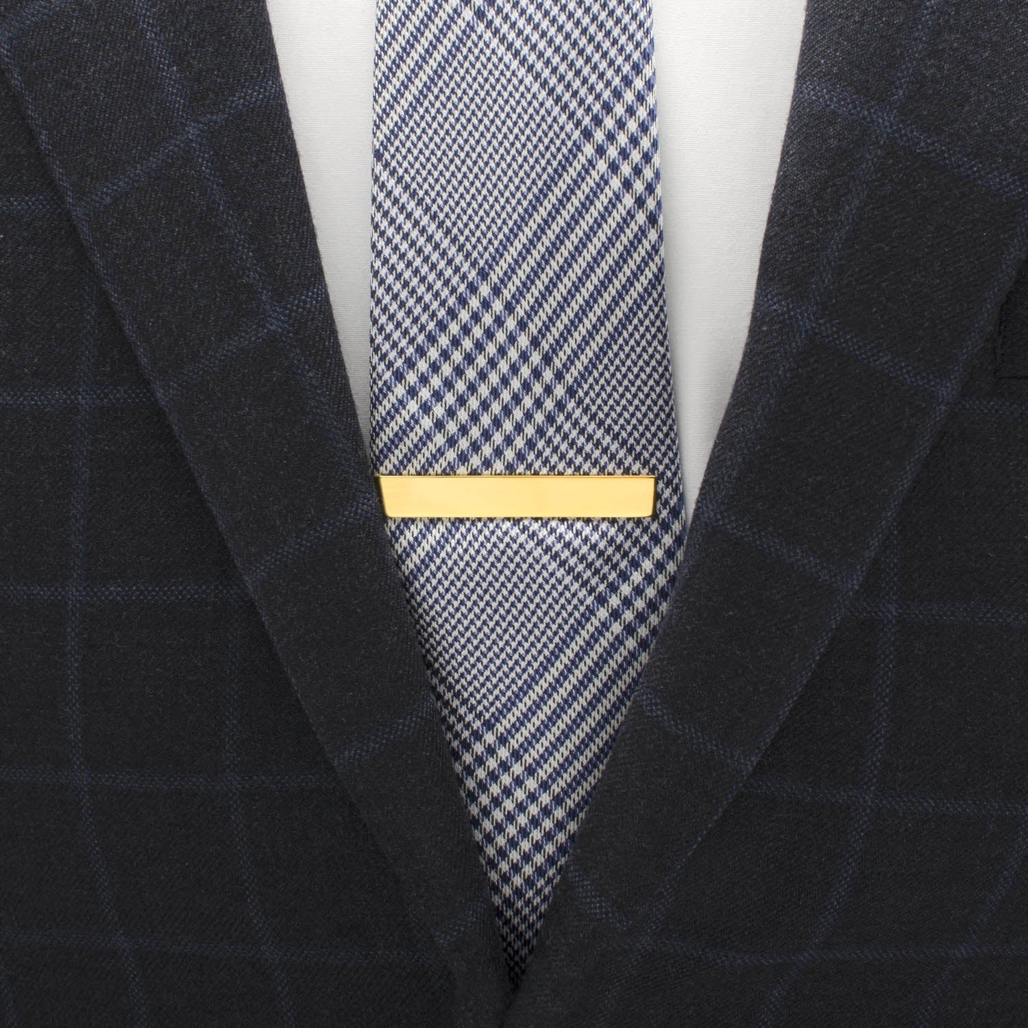 Gold Plated Stainless Steel Engravable Tie Bar - Concordia Style Boutique