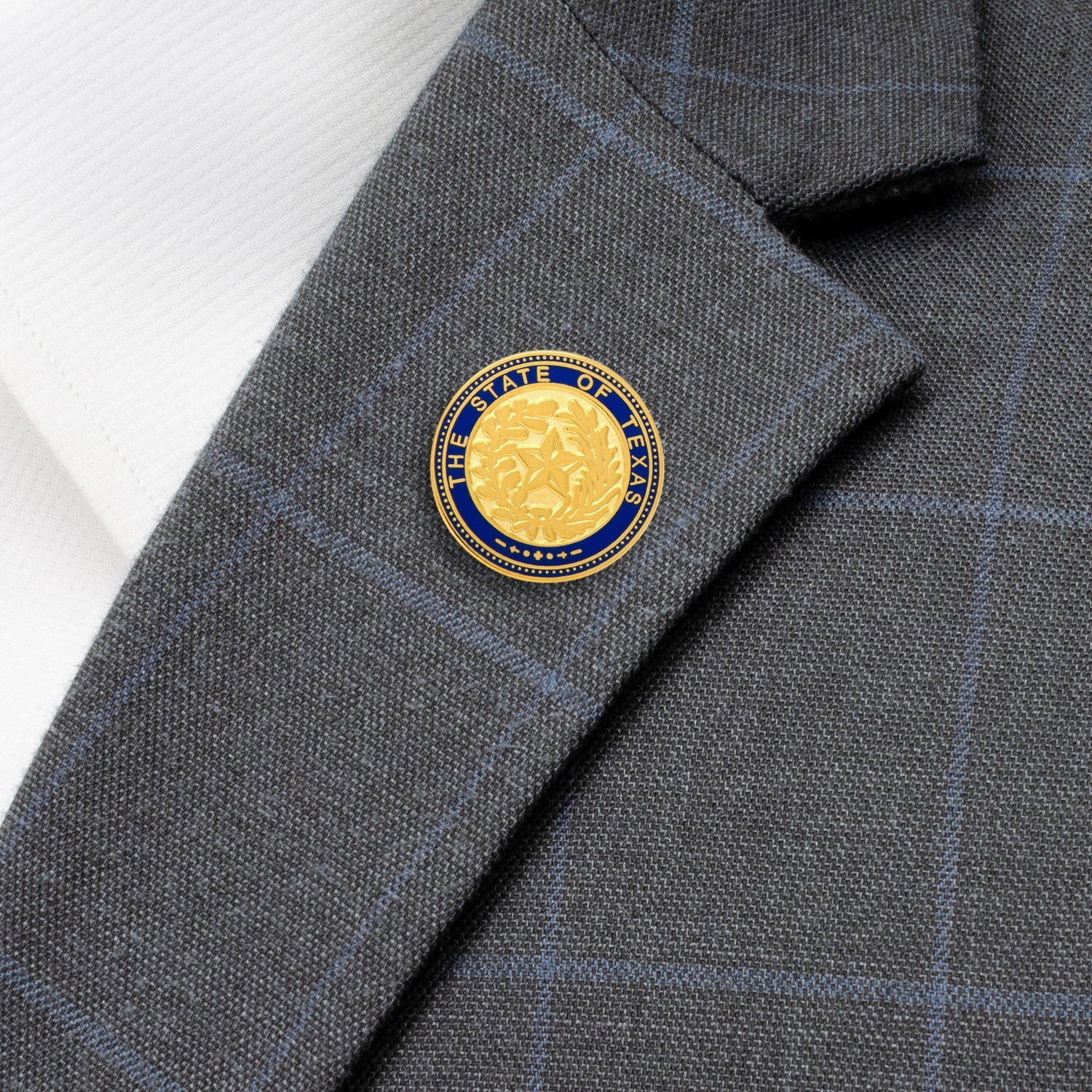 State of Texas Seal Lapel Pin - Concordia Style Boutique