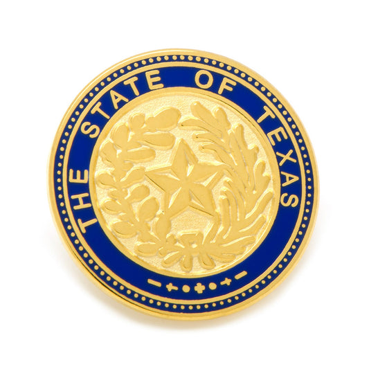 State of Texas Seal Lapel Pin - Concordia Style Boutique