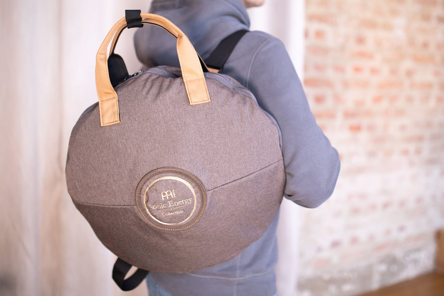 16" Octave Steel Tongue Drum, D Kurd, Black