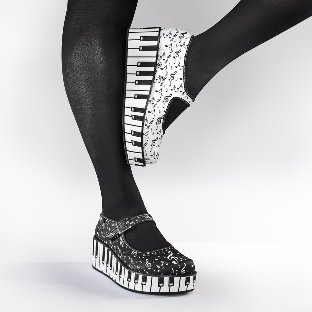 Chocolaticas® Thank You Music Women's Mary Jane Platform - Concordia Style Boutique