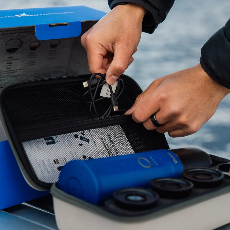 Nano Portable Espresso Machine Set (Ocean Blue) - Concordia Style Boutique
